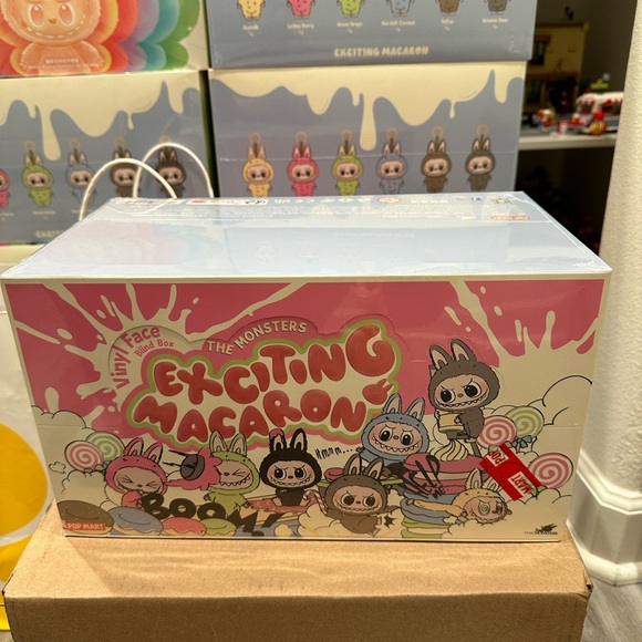 POP MART Accessories - THE MONSTERS LABUBU- Exciting Macaron Vinyl Face